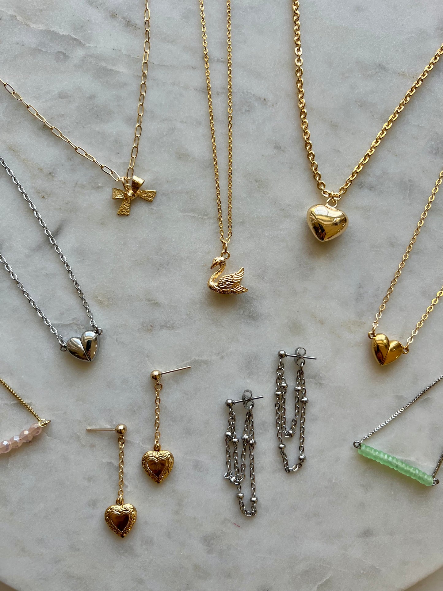 Bubble Heart Necklace