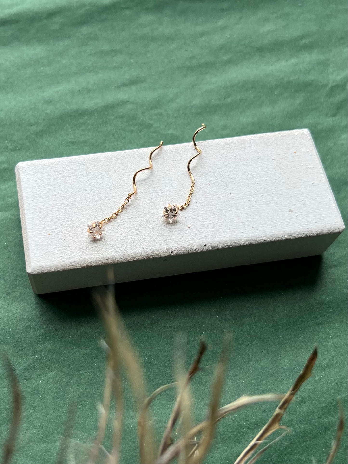 Star Threader Earrings