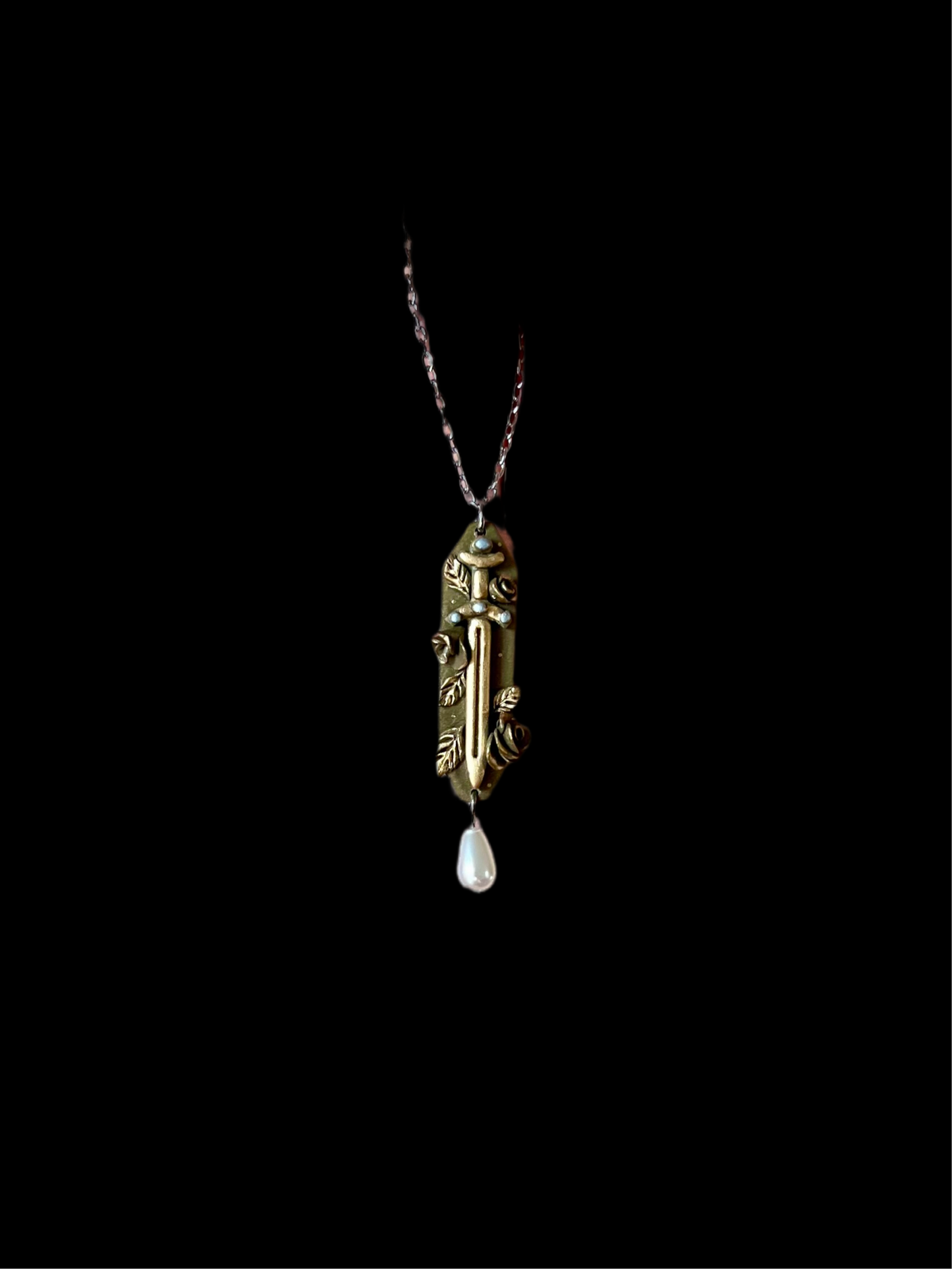 Golden Sword Necklace