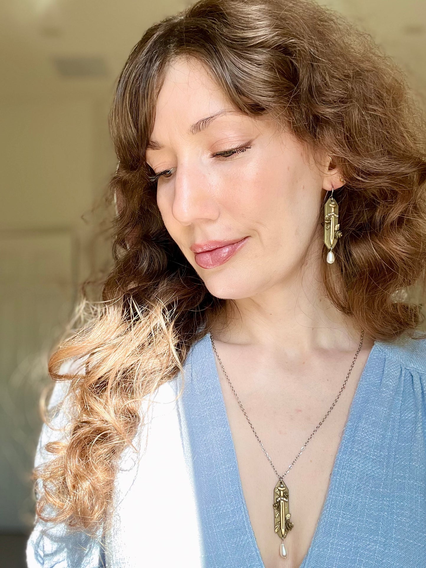 Golden Sword Necklace