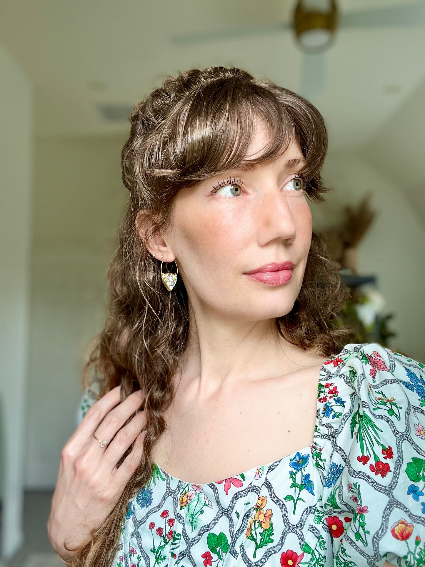 Floral Field Hoops