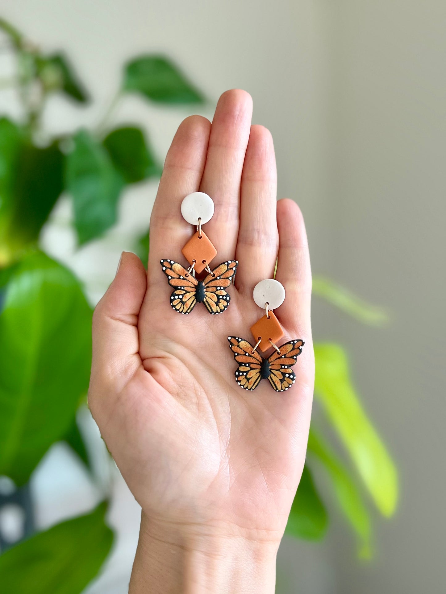 Mosaic Butterfly Earrings