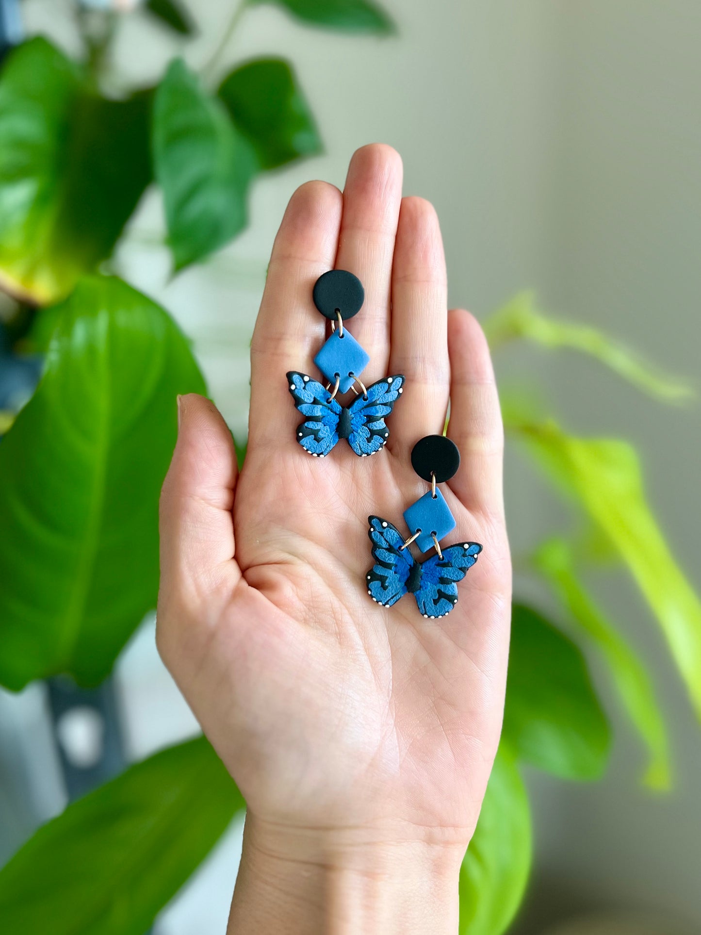 Mosaic Butterfly Earrings