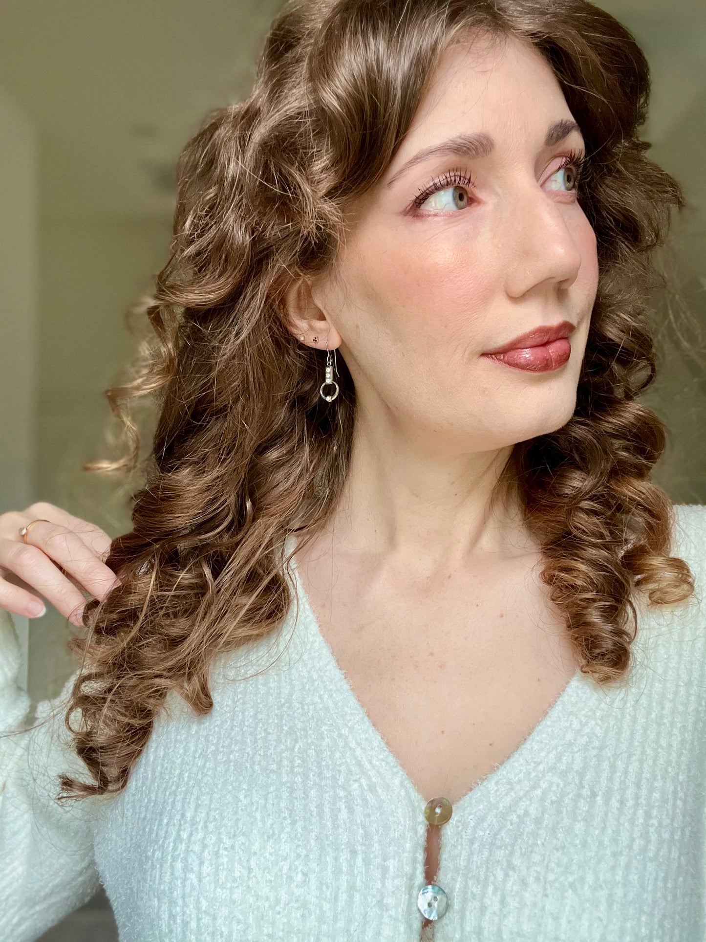 Chrysolite Opal Dangles