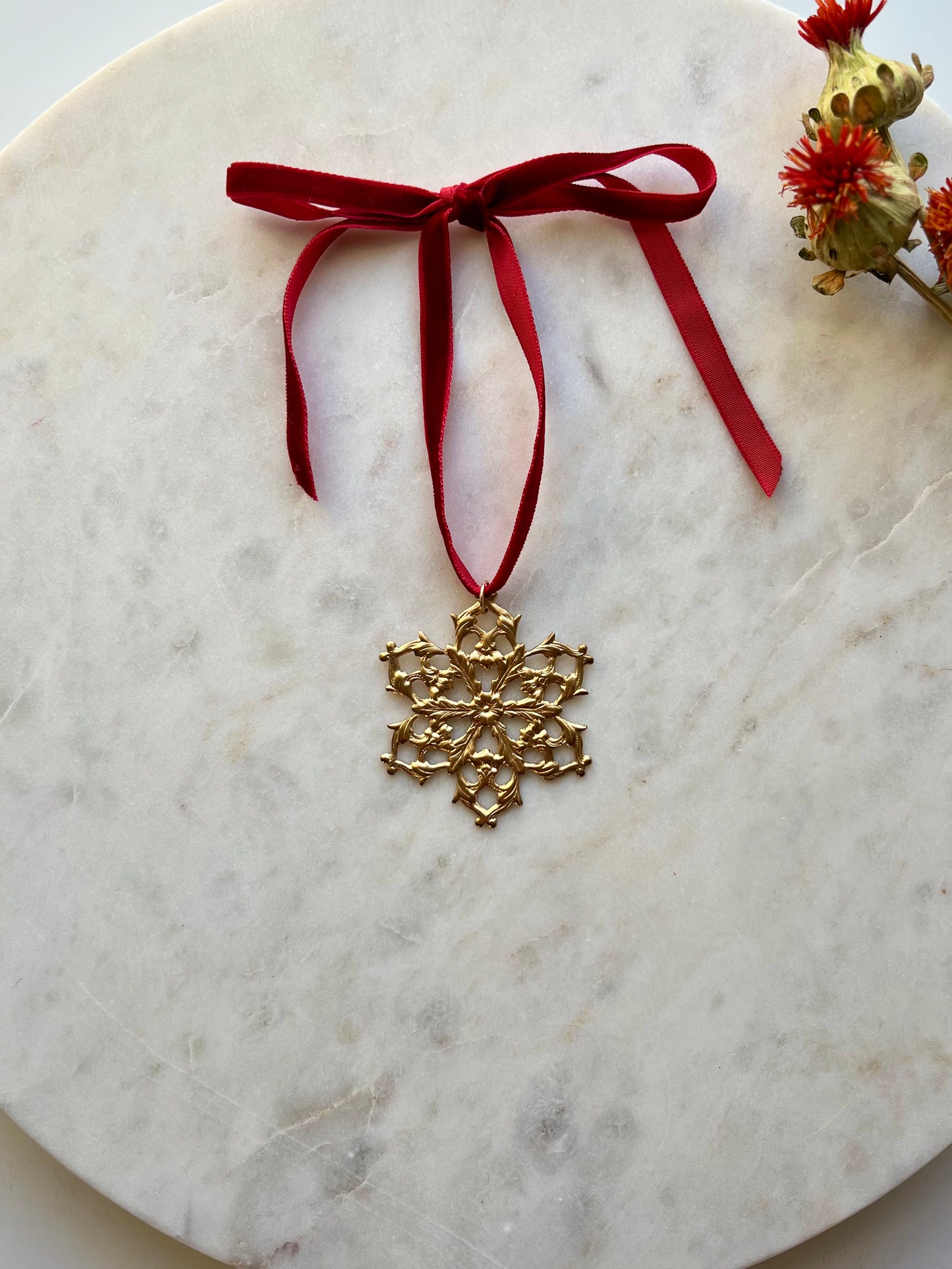 Vintage Brass Ornaments