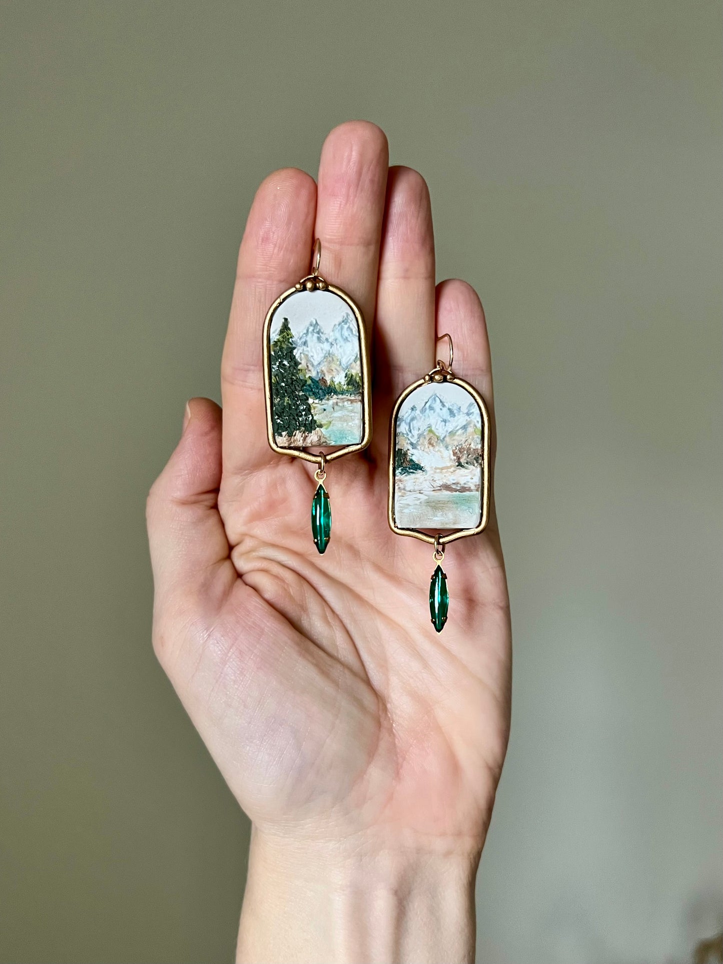 Mountain Landscape Dangle