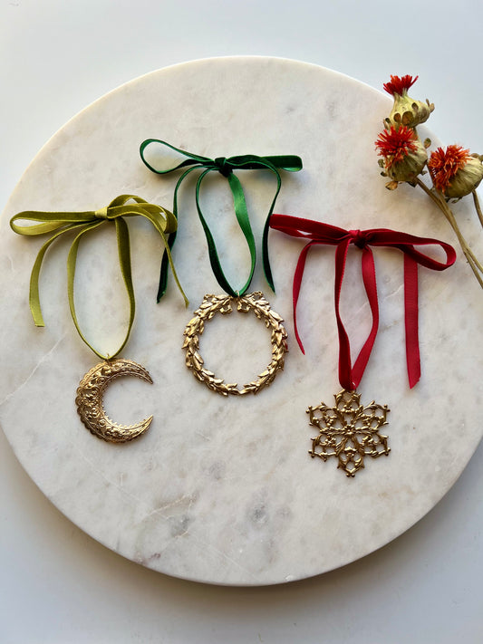 Vintage Brass Ornaments