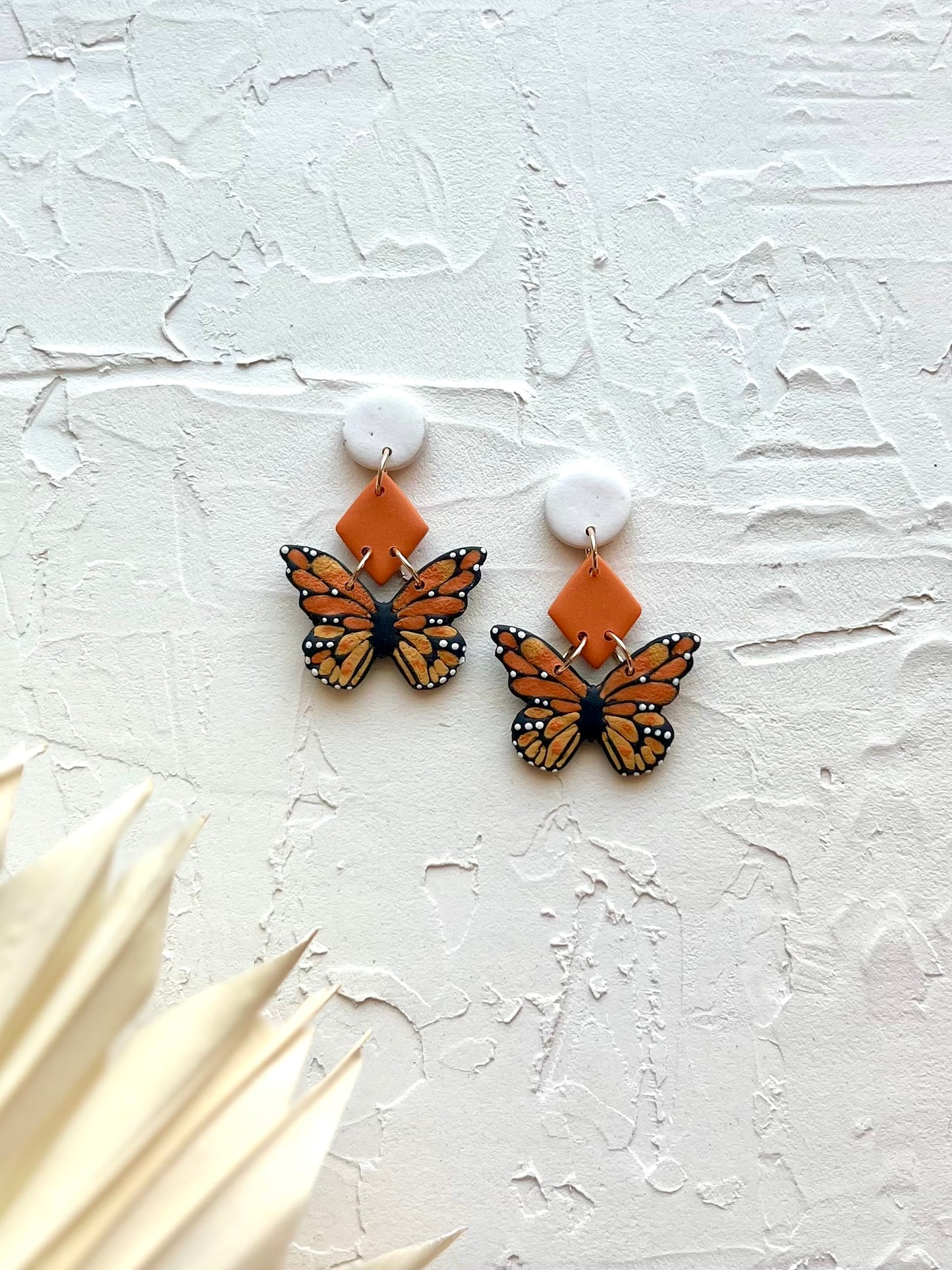 Mosaic Butterfly Earrings