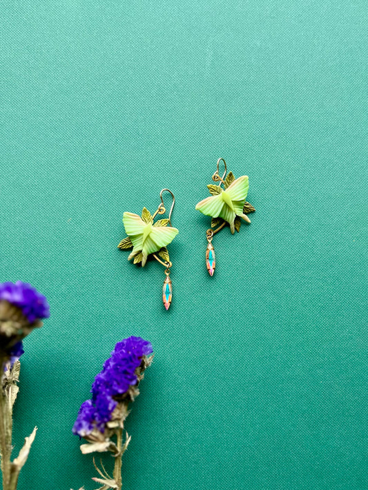 Luna Moth Dangles