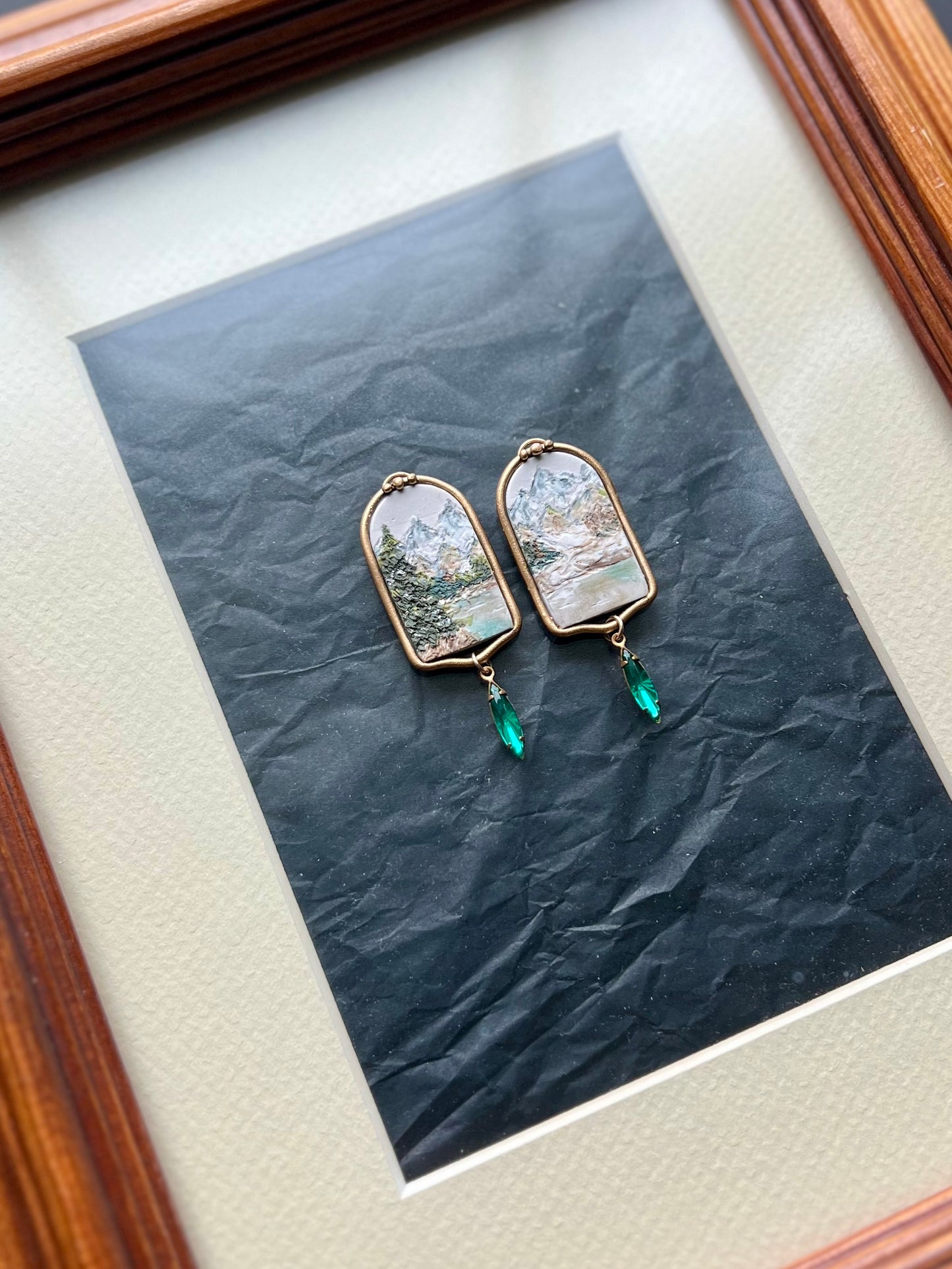 Mountain Landscape Dangle