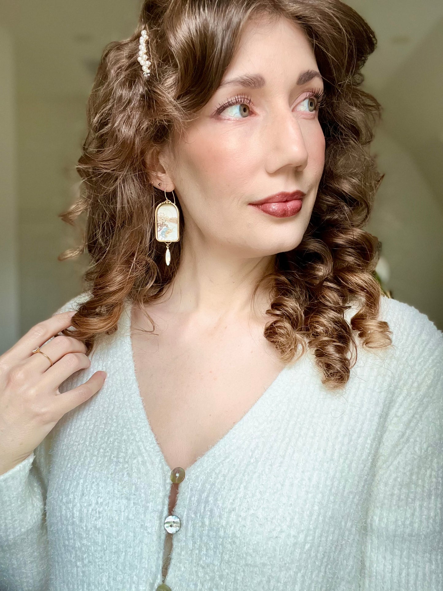 Winter Landscape Dangle